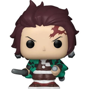 Funko Pop! vinyl figure of a character with spiky hair and traditional outfit on a white background