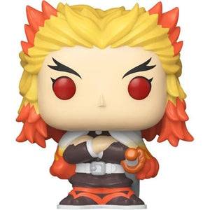 Funko Pop! vinyl figure with yellow and orange hair on a white background