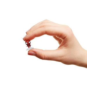 Echo Six Hobbies Funko Bitty Pop Marvel Hand holding a small figurine with a white background