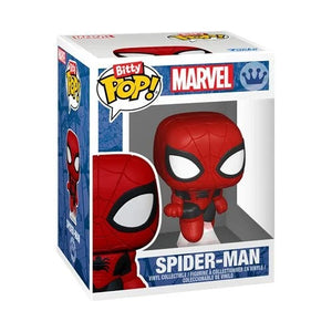 Echo Six Hobbies Funko Pop! Bitty Spider-Man figure in packaging with Marvel branding
