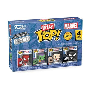 Echo Six Hobbies Funko Bitty Pop! Marvel 4-pack toy figure set packaging on a white background