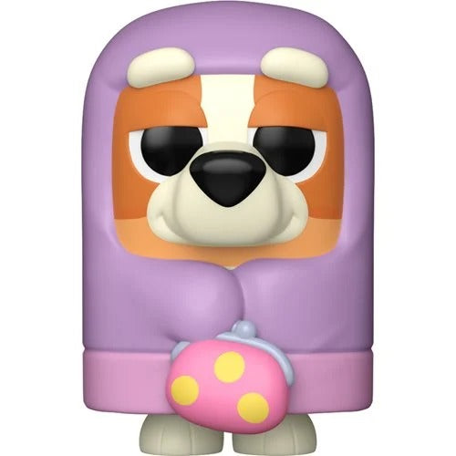 Echo Six Hobbies Funko Pop Animation Bluey Funko Pop! vinyl figure with a purple outfit and pink shoes on a white background