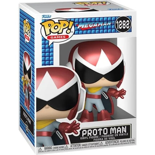 Echo Six Hobbies Funko Pop Games Mega Man X Funko Pop! Proto Man vinyl figure packaging on a white background