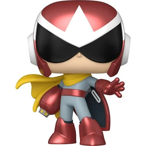 Echo Six Hobbies Funko Pop Games Mega Man X Superhero figurine with red, white, and yellow costume on a white background