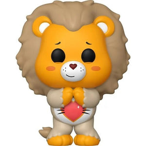 Echo Six Hobbies Funko Pop Movies Care Bears Toy figure of a lion with a heart on a white background