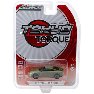 Toy car in packaging with 'Tokyo Torque' branding on a white background