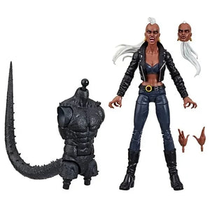 Marvels Strange Tales Build A Figure Bloodstorm Action figure, with all included accessories.