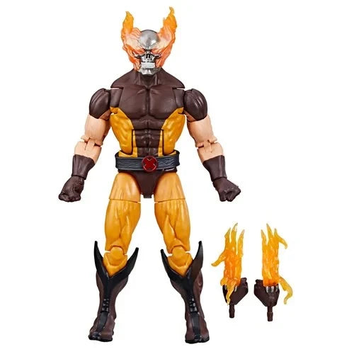 Marvels Strange Tales Build A Figure Weapon Of Vengeance Action figure, with all included accessories.