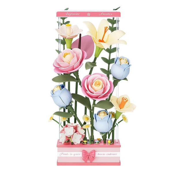 Echo Six Hobbies ROKR Blooming Bouquet Box mechanical flower puzzle