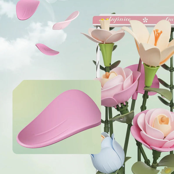 Echo Six Hobbies ROKR Blooming Bouquet Box mechanical flower puzzle, product image 5