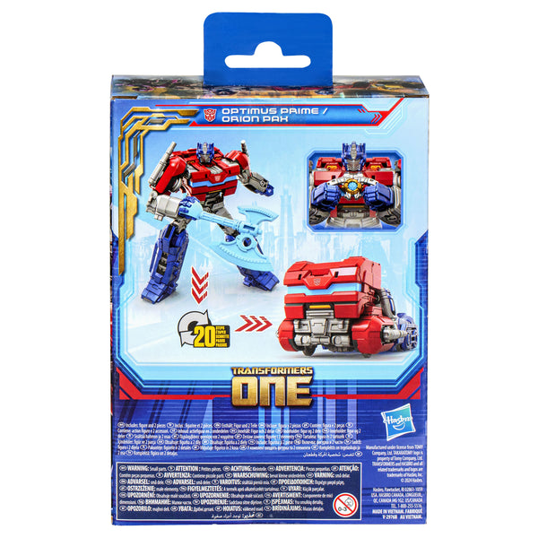 Echo Six Hobbies Hasbro Optimus Prime / Orion Pax - Transformers One Prime Changer Action Figure — Action Figures