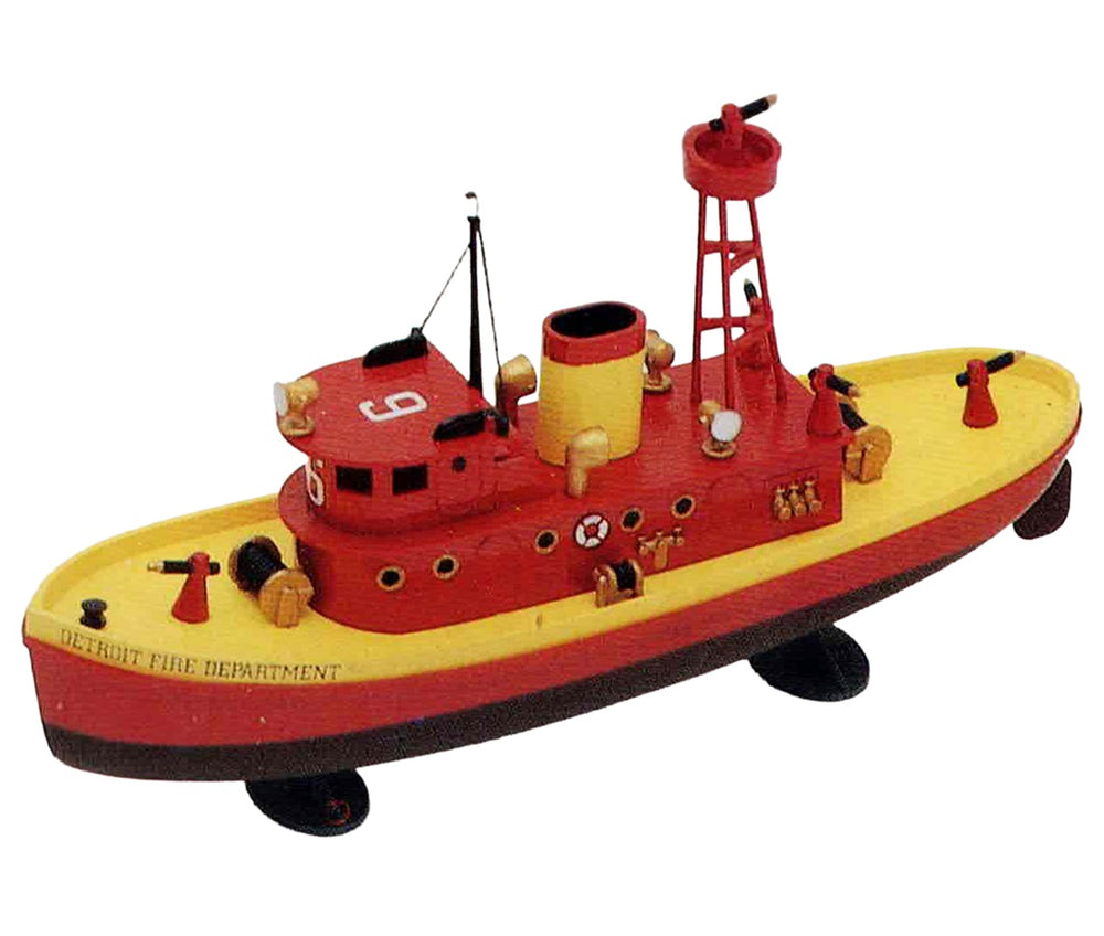 Echo Six Hobbies Atlantis Models 1:160 Fire Boat - Harbour Fire Department — Plastic model kit