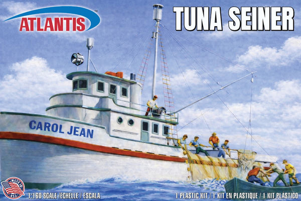 Echo Six Hobbies Atlantis Models 1:160 Tuna Seiner Corsair - Tuna Fishing Boat — Plastic model kit