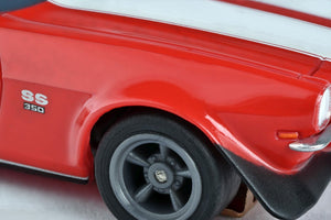 Echo Six Hobbies  Red HO Super Sport Camaro Slot Car