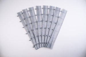 Echo Six Hobbies AFX Racing Set of metal tracks on a white background