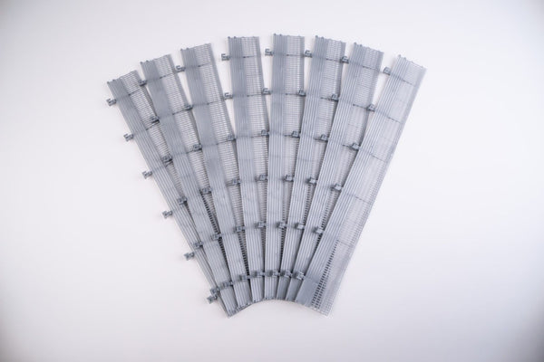 Echo Six Hobbies AFX Racing Set of metal tracks on a white background