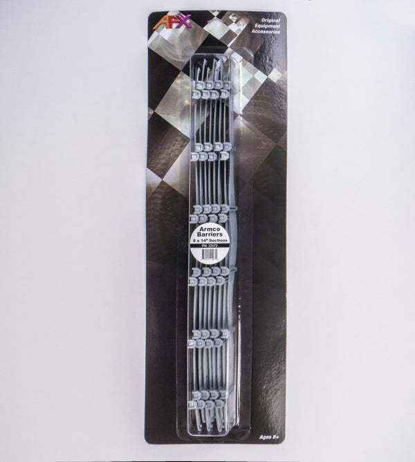 Echo Six Hobbies AFX Racing ARMCO Barriers — HO Slot Car Accessories
