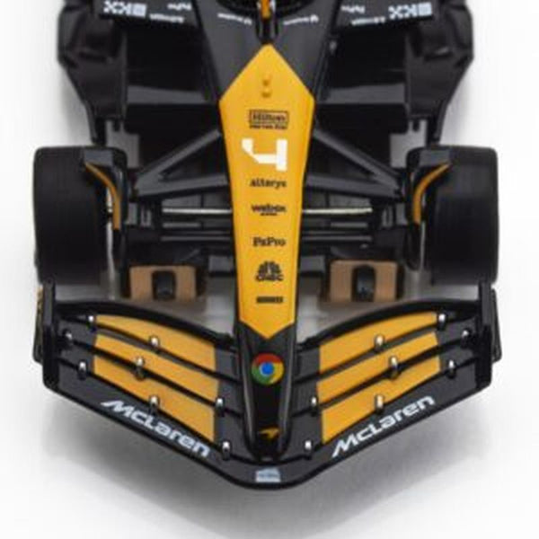 Echo Six Hobbies AFX 22103 Close-up of a McLaren Formula 1 car front wing on a white background