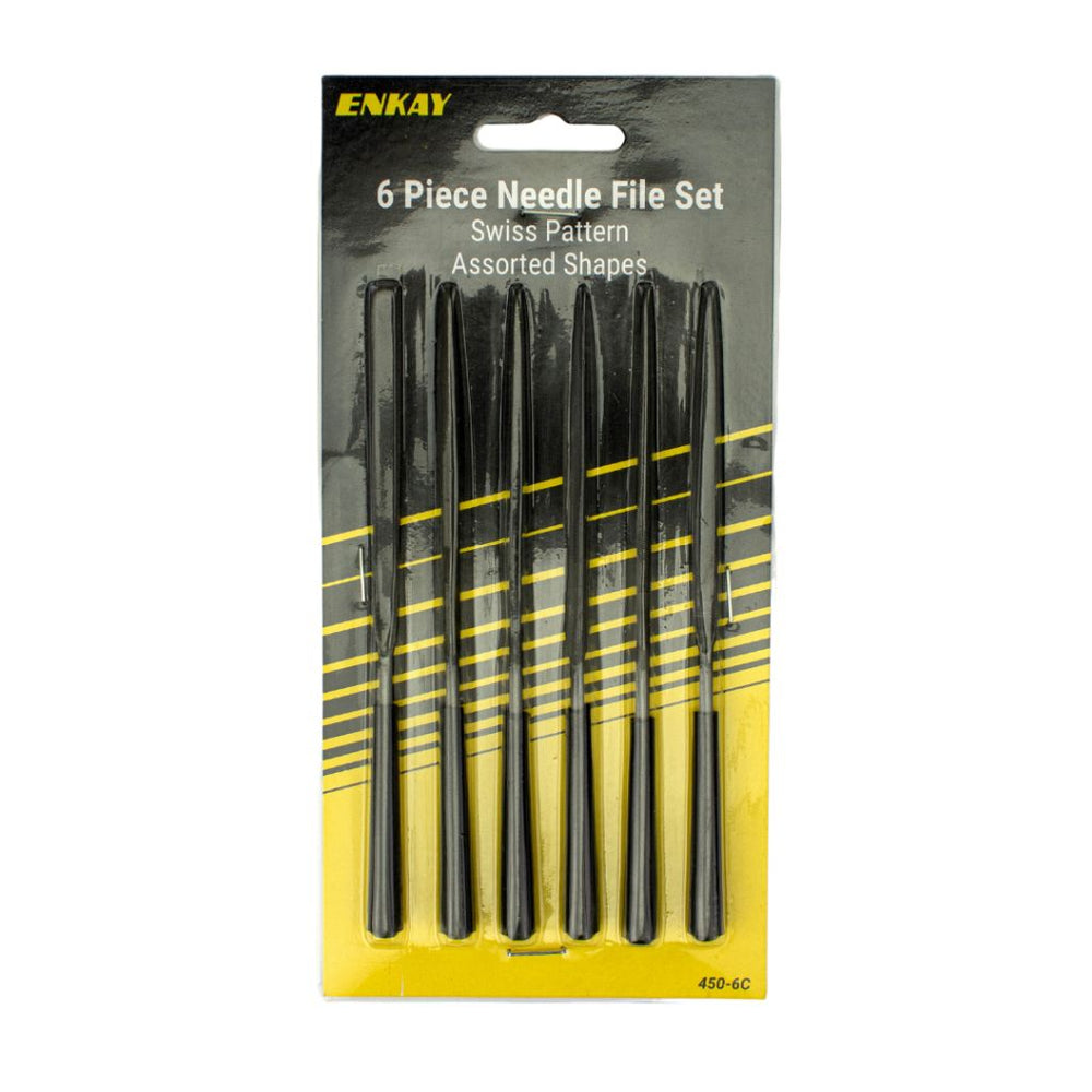 Echo Six Hobbies Enkay 6pc Needle File Set, Carded