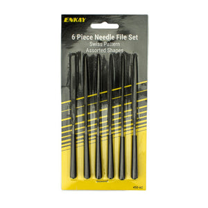 Echo Six Hobbies Enkay 6pc Needle File Set, Carded