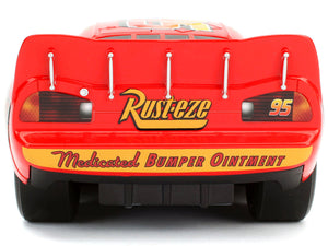Red car model with Rust-eze branding on a white background