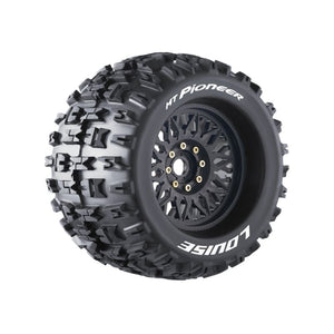 Echo Six Hobbies Louise R/C MT-Pioneer Sport 1/8 Monster Truck Tires, 0" & 1/2" Offset,