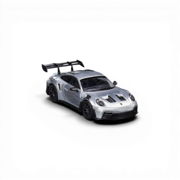 Model car of a sports car on a white background