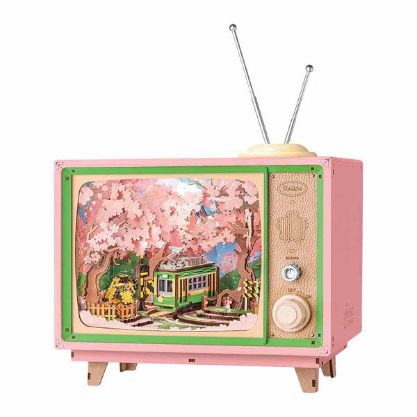 Robotime Sakura Dreamy Tour DIY Music Box 3D Wooden Puzzle — DIY Home Decor
