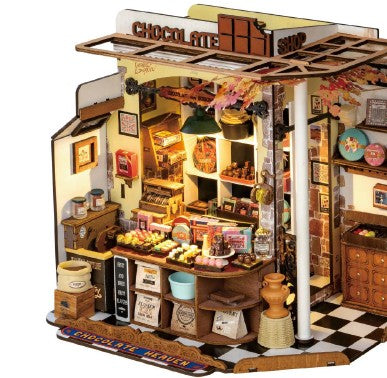 Robotime Henry's Chocolate, DIY Miniature House — DIY Minature House Kit