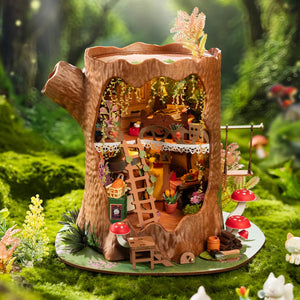 Robotime Fairytale Tree House DIY Miniature House — DIY Home Decor