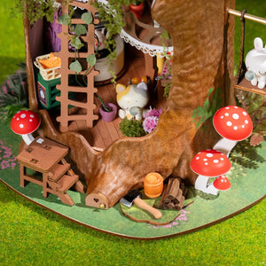 Robotime Fairytale Tree House DIY Miniature House — DIY Home Decor