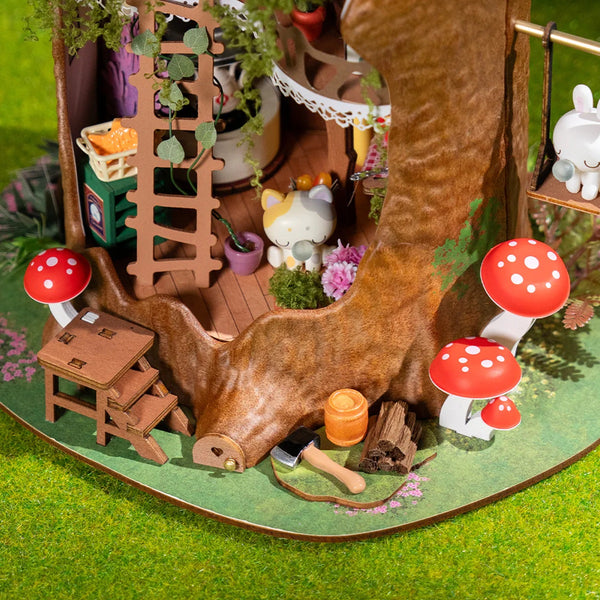Robotime Fairytale Tree House DIY Miniature House — DIY Home Decor