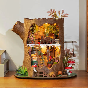 Robotime Fairytale Tree House DIY Miniature House — DIY Home Decor