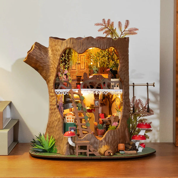 Robotime Fairytale Tree House DIY Miniature House — DIY Home Decor