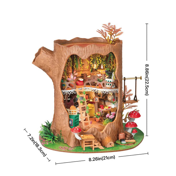 Robotime Fairytale Tree House DIY Miniature House — DIY Home Decor