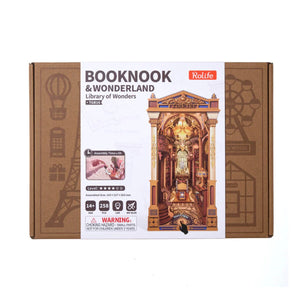 Robotime Library of Wonders DIY Book Nook — DIY Home Decor