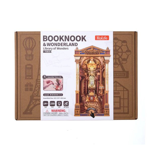 Robotime Library of Wonders DIY Book Nook — DIY Home Decor
