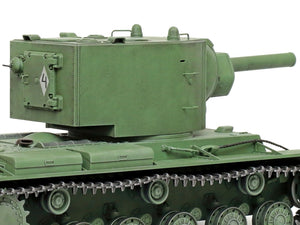 Green tank model Tank on a white background
