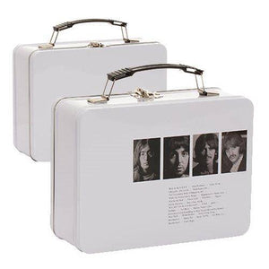 White The Beatles lunch box on white background