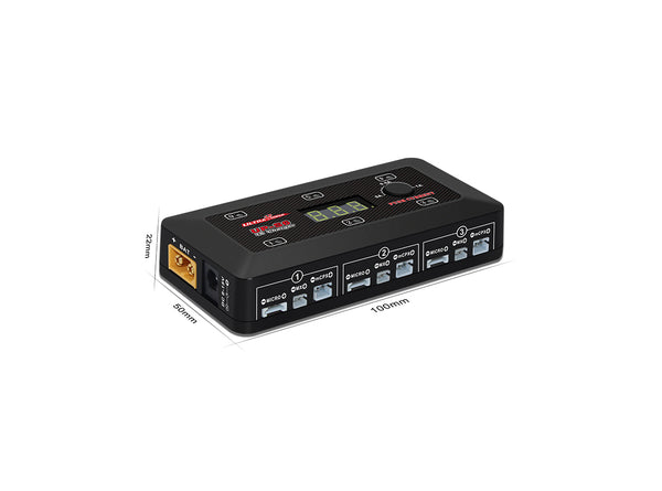 Echo Six Hobbies Ultra Power Technology Ultra Power - UPS6 25W 1S x 6 Compact DC Charger — Batteries & Chargers