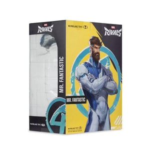 Echo six Hobbies McFarlane Toys Marvel Rivals Box packaging of a Marvel superhero figure with 'Rivals' branding.
