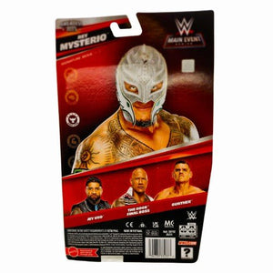 Echo six Hobbies WWE Rey Mysterio action figure packaging on a white background