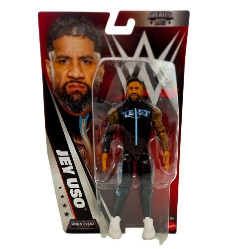 Echo six Hobbies WWE action figure in packaging with 'Jey Uso' branding