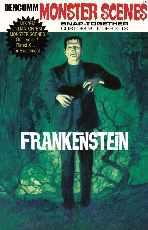 Atlantis Models 1:13 Monster Scenes Series 1 - Frankenstein - 55th Anniversary Limited Edition — Plastic model kit