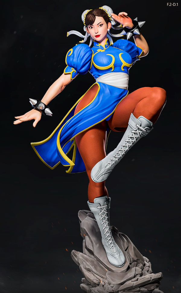 Chun-Li Pose 1 - Street Fighter (SFW/NSFW 18+ Only) - 1:6 Scale