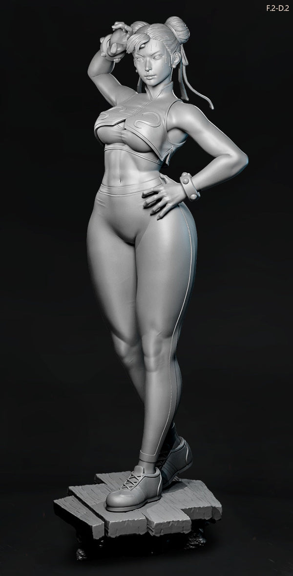 Chun-Li Pose 2 - Street Fighter (SFW/NSFW 18+ Only) - 1:6 Scale