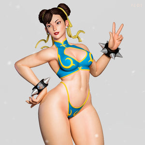 Chun-Li Pose 3 - Street Fighter (SFW/NSFW 18+ Only) - 1:6 Scale