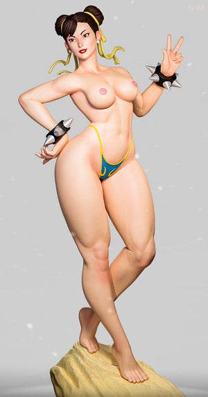 Chun-Li Pose 3 - Street Fighter (SFW/NSFW 18+ Only) - 1:6 Scale