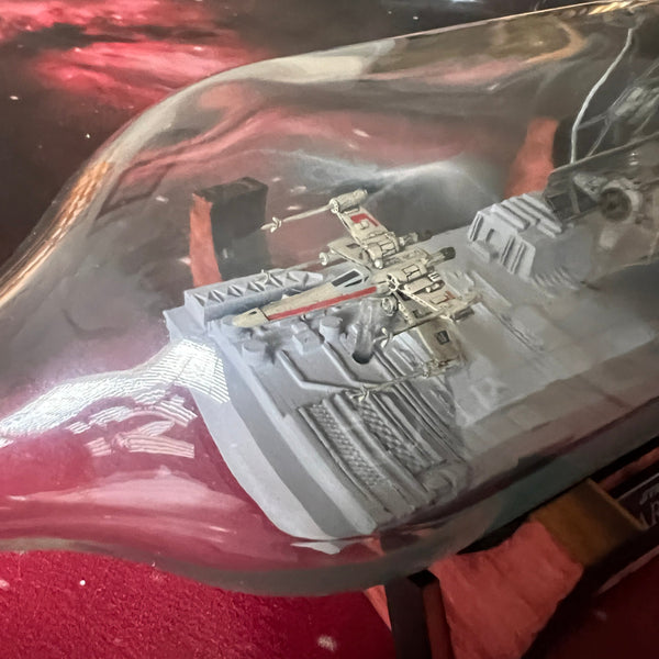 CCHobbyFun Star Wars Death Star Trench Run in a Bottle