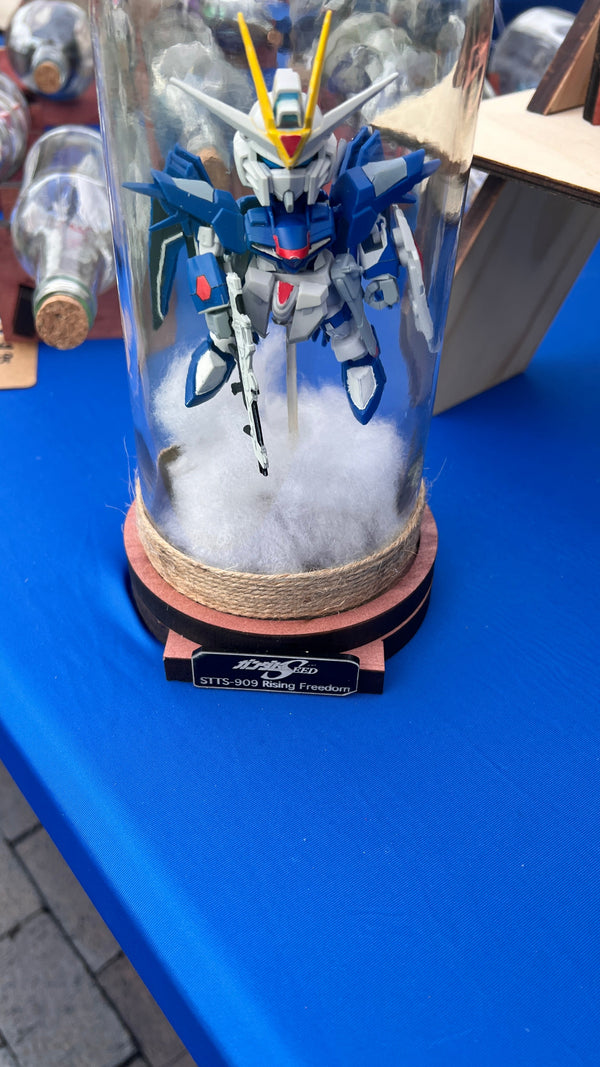 CCHobbyFun Gundam Rising Freedom Starship in a Bottle